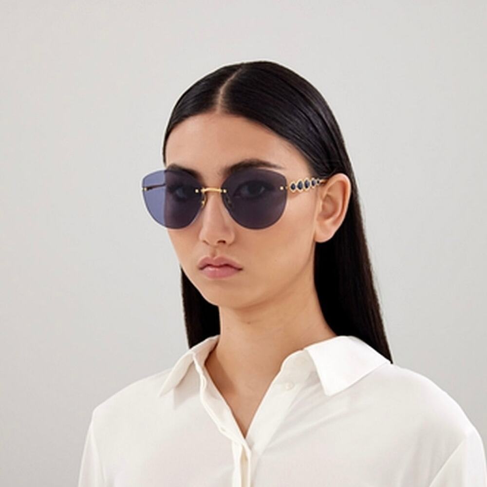 NEW!!! BOUCHERON Paris Sunglasses BC0132S 001 Authentic - Picture 1 of 12